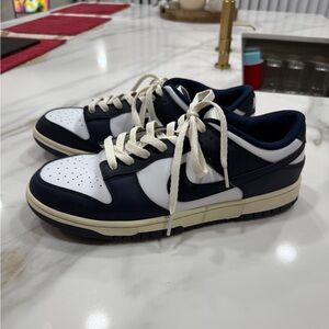 Mens Size 12 Vintage Navy Dunk low